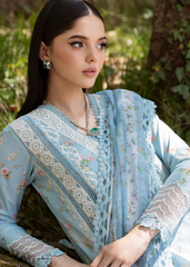 Bloom By Saira Shakira Unstitched 3 Piece Luxury Lawn Suit-08-B-Sweet Opel