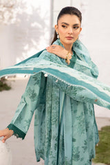 M.Basics By Maria B Unstitched 3 Piece Lawn Vol-01 Collection-08-B