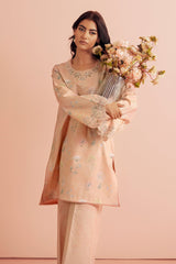 Daffodils By Seran Unstitched 2 Piece Lawn Suit-08-Layana