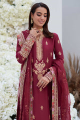 Mina Hasan Unstitched 3 Piece Luxury Formals Vol-01 Suit-08-Maya