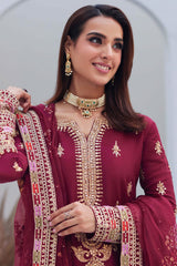 Mina Hasan Unstitched 3 Piece Luxury Formals Vol-01 Suit-08-Maya
