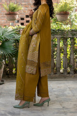 Bahaar by Farasha Unstitched 3 Piece Emb Lawn Suit-08-Summer Bloom