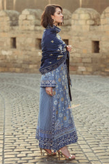 Broadway By Mushq Unstitched 3 Piece Winter Suit-MWI-08-Tender Glance