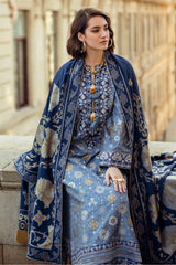 Broadway By Mushq Unstitched 3 Piece Winter Suit-MWI-08-Tender Glance