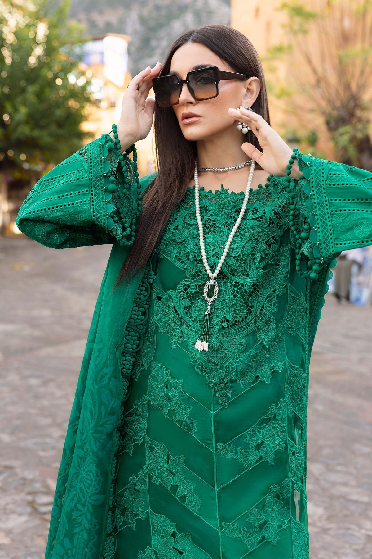 Voyage A'Luxe By Maria B Unstitched 3 Piece Lawn Collection'2025-ML-2508-B