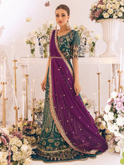 Sawariya by Roheenaz Unstitched 3 Piece Luxury Khalidar Chiffon Suit-S-08