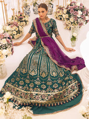 Sawariya by Roheenaz Unstitched 3 Piece Luxury Khalidar Chiffon Suit-S-08