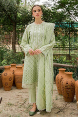 Seher By Cross Stitch Unstitched 3 Piece Cambric Collection'2022-08-Pistacia Pearl
