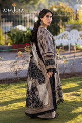 Asim Jofa Unstitched 3 Piece Winter Suit-AJUW-08