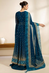 Meraki By Zarif Unstitched 3 Piece Luxury Formals Chiffon Edit Suit-ZR-MEK-08-ZENIA