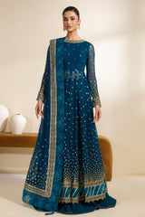 Meraki By Zarif Unstitched 3 Piece Luxury Formals Chiffon Edit Suit-ZR-MEK-08-ZENIA