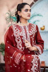 Dressline Al Umer Textile New Stitched Fancy Emb Chikankari Lawn Fancy Emb Organza Dupatta Collection