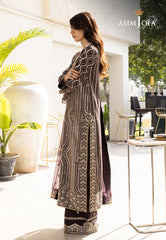 Asim Jofa Mera Haseen Jora - RTW Ajjh-01 Embroidered Raw Silk 3 Pcs