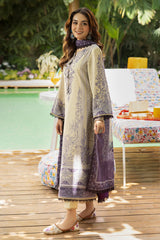 Asim Jofa Prints Unstitched 3 Piece Digital Lawn Vol-04 Suit-AJGB-08