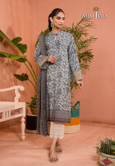 Asim Jofa Gul Rung Pret Collection Ajgr-08 Printed Cotton Silk 2 Pcs