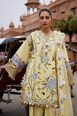 Elan Unstitched 3 Piece Luxury Lawn Suit-09-A-Amara