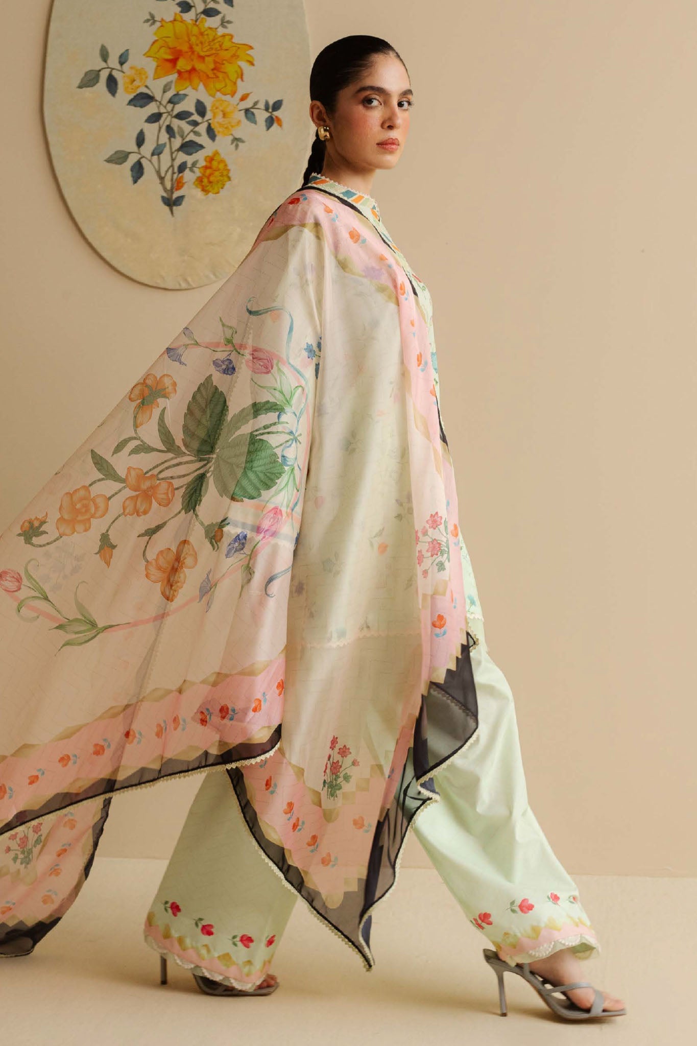 CoCo Prints By Zara Shah Jahan Unstitched 3 Piece Lawn Drop Two Collection'2025-09-A-Kaia