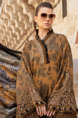 M Prints By Maria B Unstitched 3 Piece Cambric Fall Edit Suit-MPT-2309-A