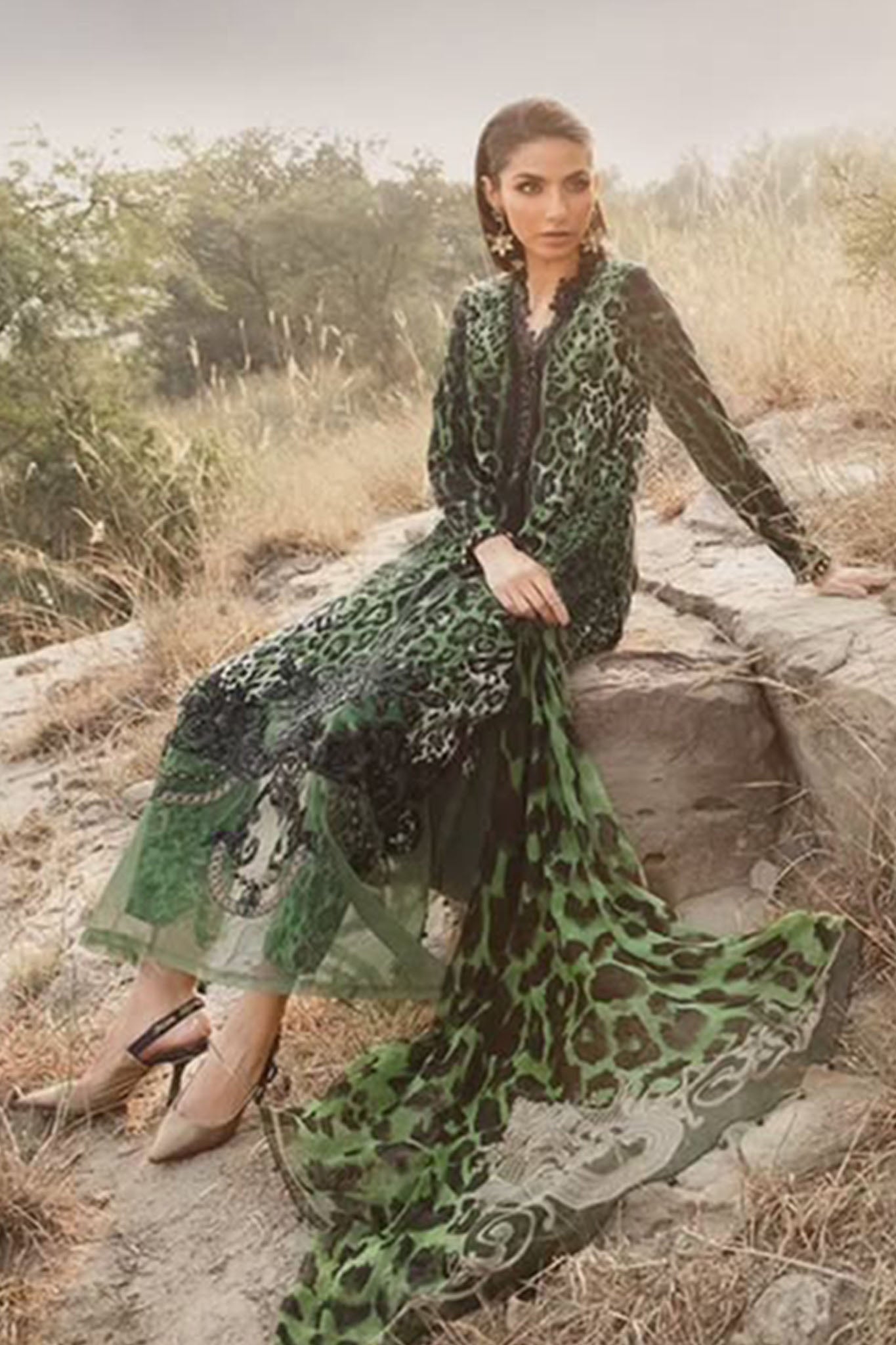 M Prints By Maria B Unstitched 3 Piece Winter Edition Collection'2024-09-A