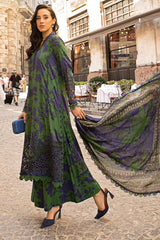 M Prints By Maria B Unstitched 3 Piece Cambric Fall Edit Suit-MPT-2309-B