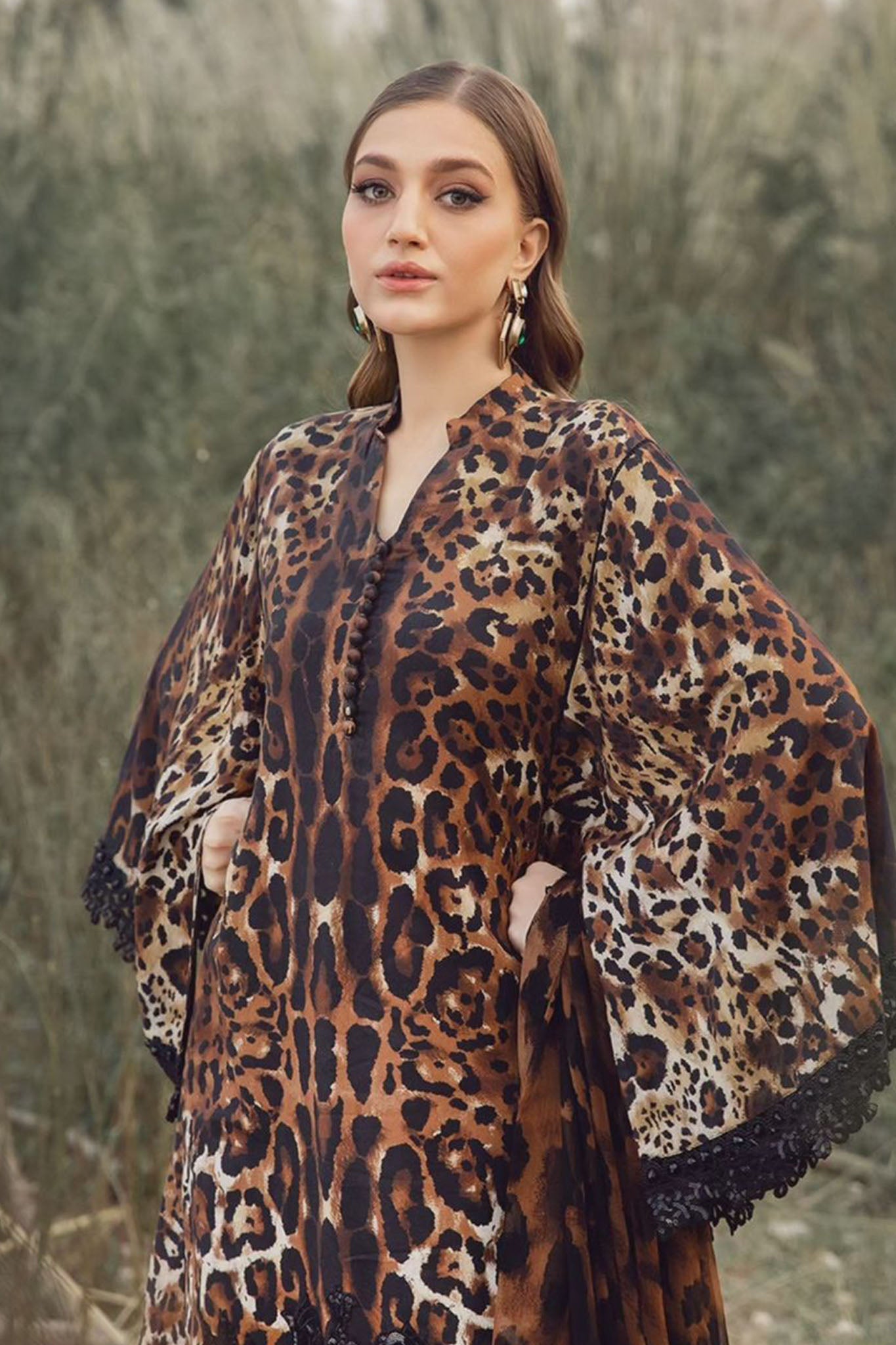 M Prints By Maria B Unstitched 3 Piece Winter Edition Collection'2024-09-B