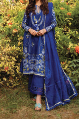 Siraa Lawn By Sadaf Fawad Khan Unstitched 3 Piece Emb Lawn Vol-02 Suit-09-Dalia-A