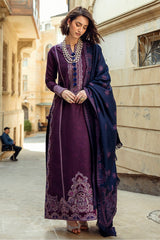 Broadway By Mushq Unstitched 3 Piece Winter Suit-MWI-09-Endless Passion