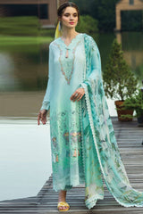 Solace OmbrÃƒÆ’Ã‚Â© By Mushq Unstitched 3 Piece Emb Chikankari Suit-09-Famiglia