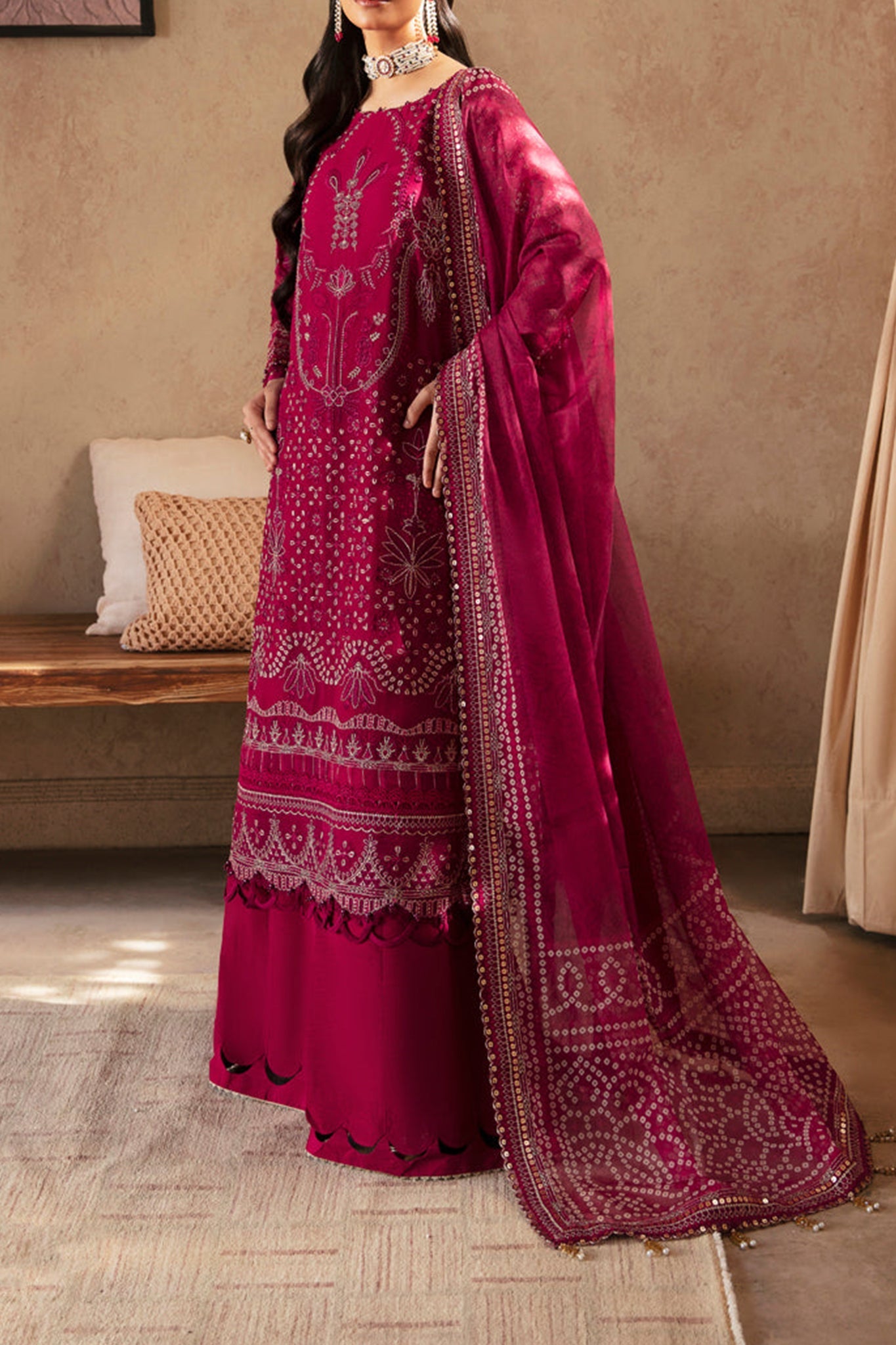 Yesfir by Xenia Unstitched 3 Piece Luxury Formals Collection'2024-09-Sarama