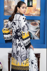 Mashaal by Riaz Arts Unstitched 3 Piece Digital Emb Khaddar Suit-MD-09