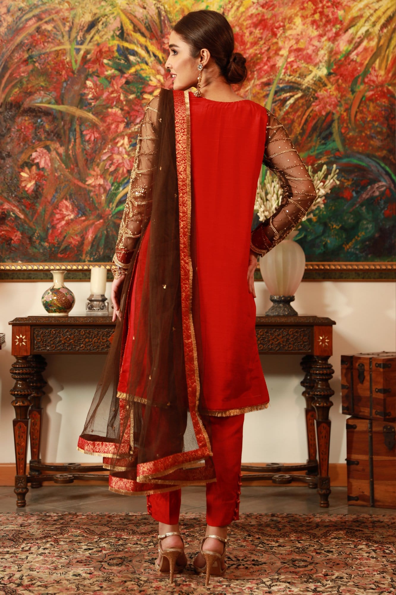 Neher By Zaaviay Stitched Gal Mithi Mithi (Ready To Wear - Three Piece)