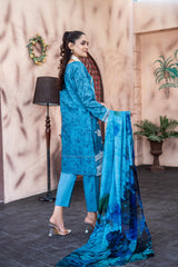 Dressline Al Umer Textile New Stitched Fancy Emb Chikankari Lawn Fancy Printed Dupatta Collection