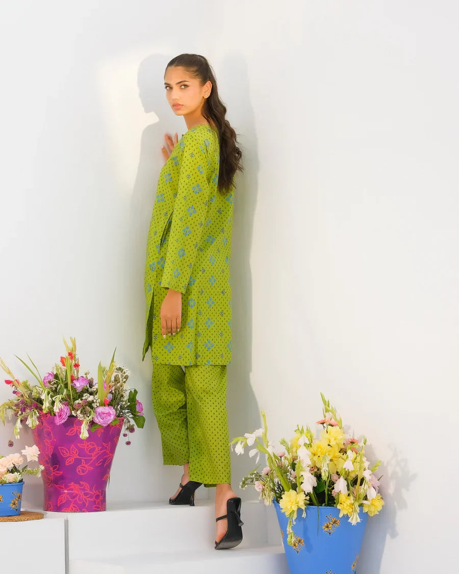 Dhaga Stitched 2 Piece Lawn Collection'2025-Matching separate 009