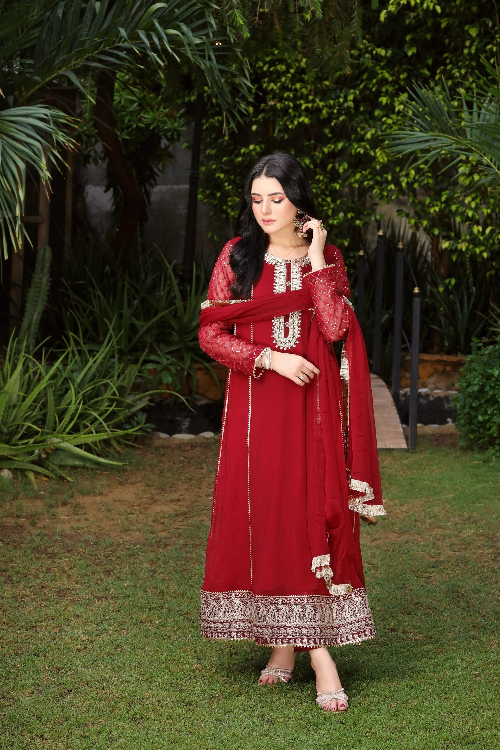 Manahils Stitched Formals Kurti 123