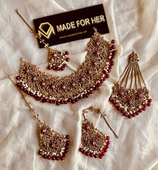 Made For Her-Bridal Necklace Set - KQK060