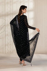 Bayaan By Zarif Unstitched 3 Piece Luxury Chiffon Edit Suit-07-Siyara