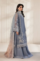 Bayaan By Zarif Unstitched 3 Piece Luxury Chiffon Edit Suit-05-Nilmah