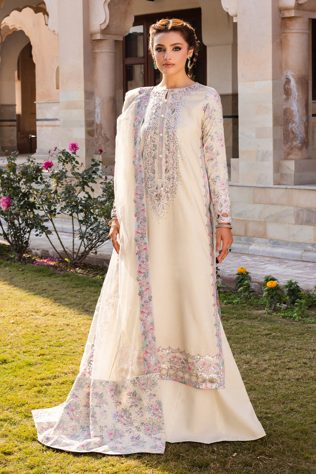 Jahan By Meeral Unstitched 3 Piece Formals Collection'2025-HOOR