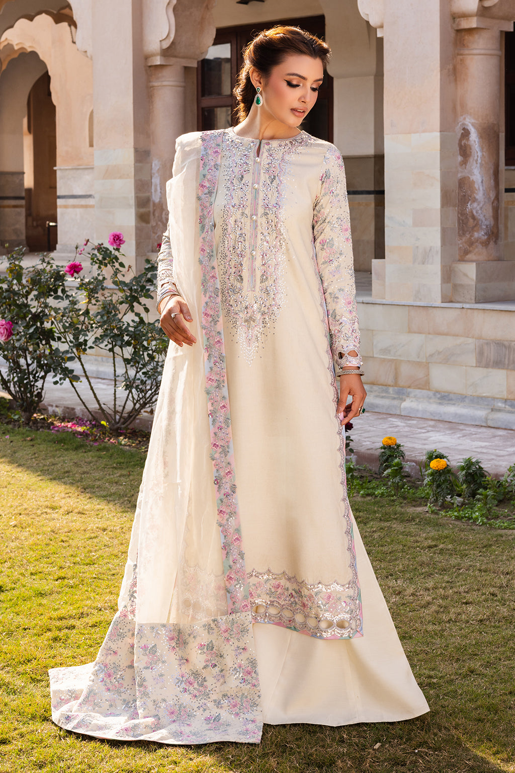Jahan By Meeral Unstitched 3 Piece Formals Collection'2025-HOOR
