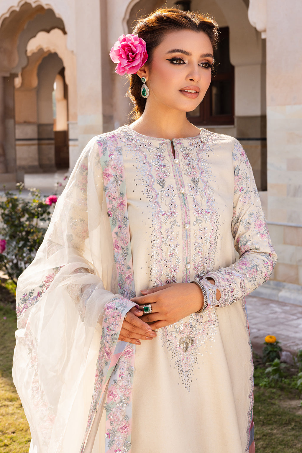 Jahan By Meeral Unstitched 3 Piece Formals Collection'2025-HOOR
