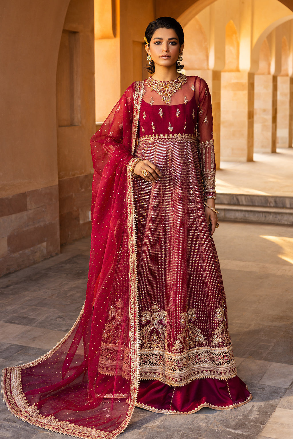 Jahan By Meeral Unstitched 3 Piece Formals Collection'2025-GULAAL