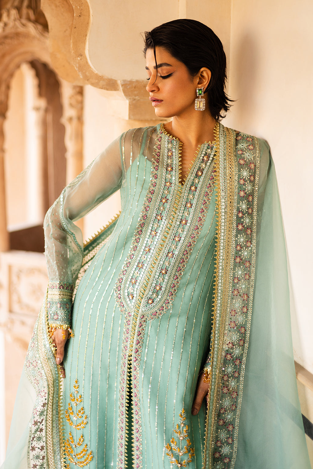 Jahan By Meeral Unstitched 3 Piece Formals Collection'2025-BAREEN