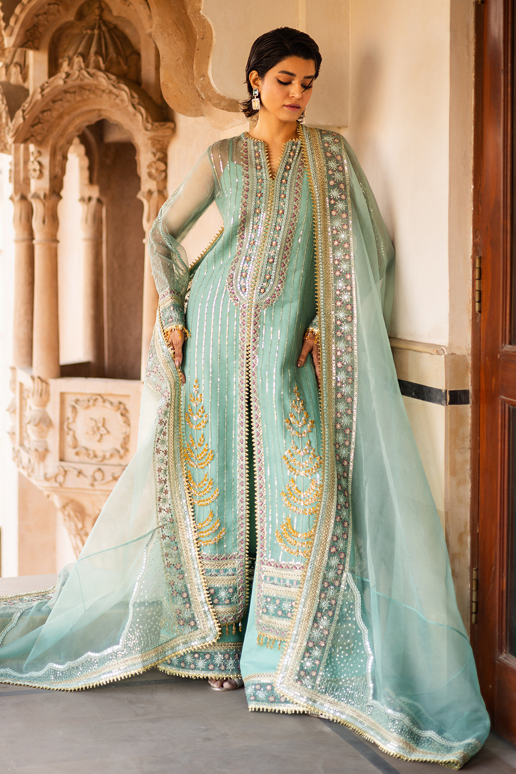 Jahan By Meeral Unstitched 3 Piece Formals Collection'2025-BAREEN