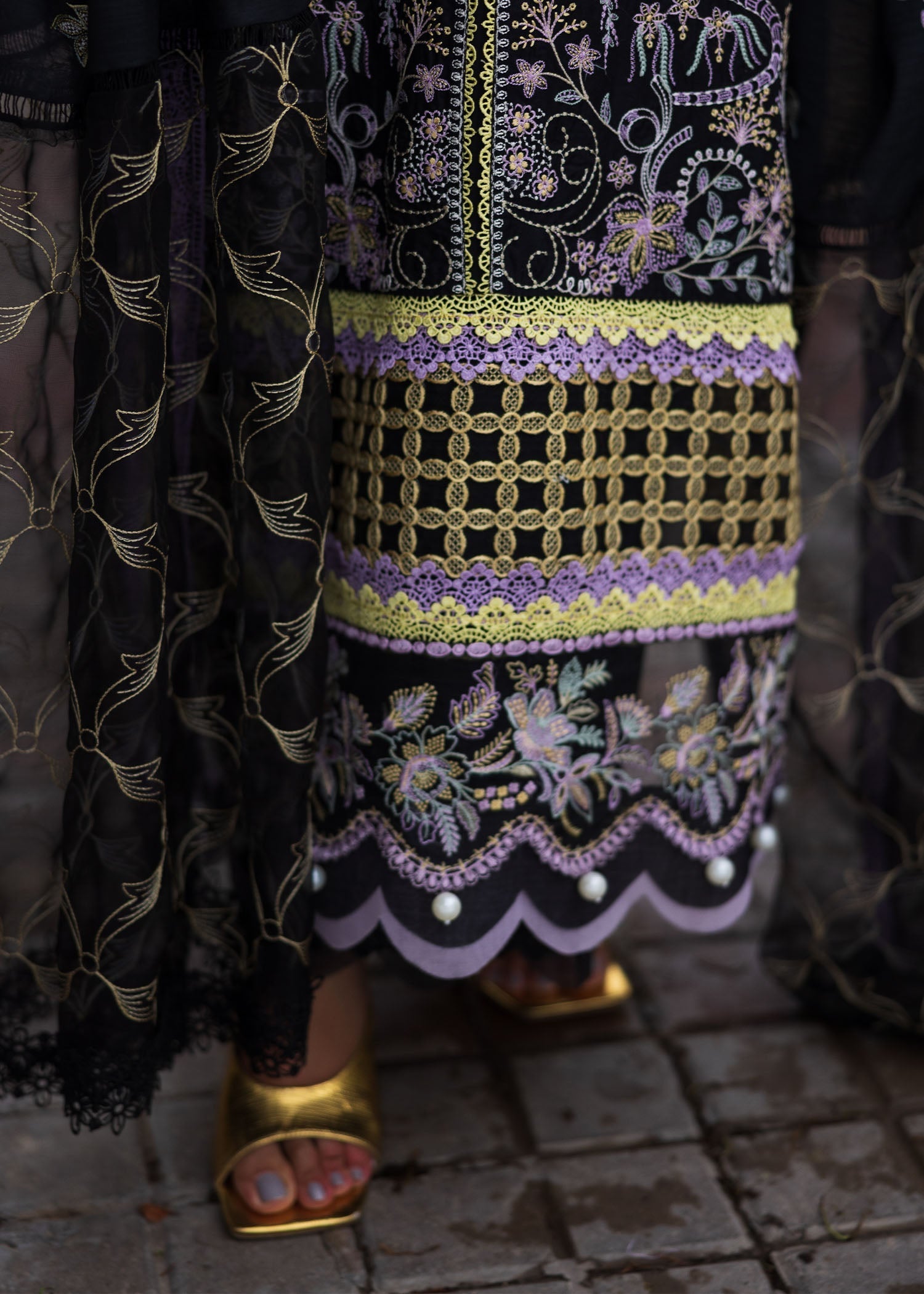 Bloom & Beyond - Paras By Pasha Unstitched 3 Piece Lawn Collection'2025-Evening Bloom