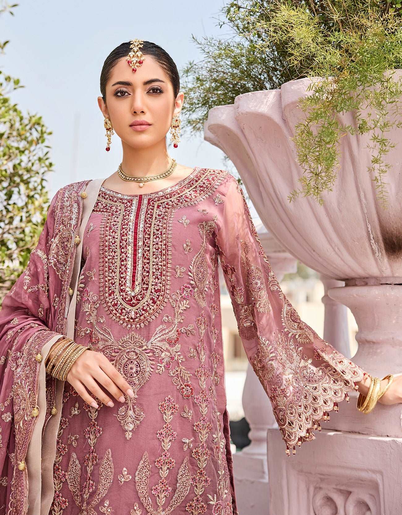 Emaan Adeel Unstitched 3 Piece Chiffon Eid Festive Collection'2023-FT-05