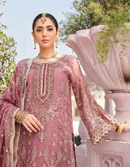 Emaan Adeel Unstitched 3 Piece Chiffon Eid Festive Collection'2023-FT-05