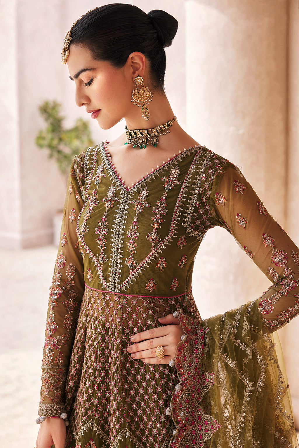 Mirha By Emaan Adeel Unstitched 3 Piece Wedding Edition Vol-02 Collection'2024-MH-207