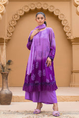 Urban Cut 2 Piece Embroidered  Suit (Top+Bottom)