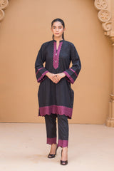 Urban Cut 2 Piece Cotton Embroidered Co- Ord Set