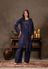 Abeera Exclusive Stitched 3 Piece Festive Premium Lawn Suit-Zafira
